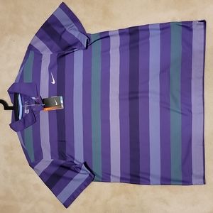 Nike Dri Fit golf shirt Purple XXL